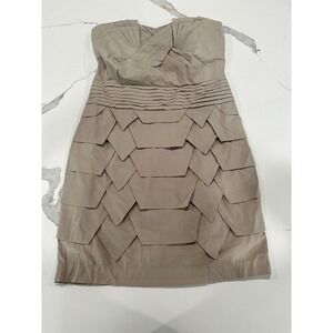 C. Luce‎ Strapless Dress Party Cocktail Layered Mini Dress Size S